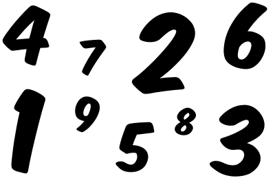 Números 1 a 20